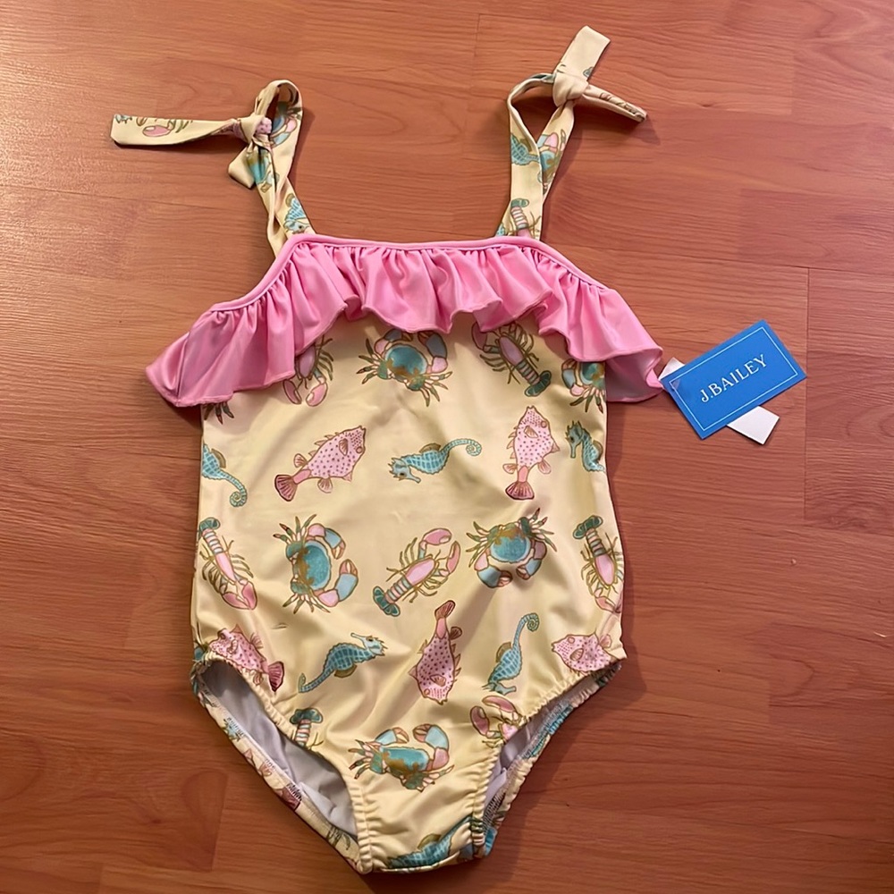 NWT J. Bailey seaside swimsuit. Size 8